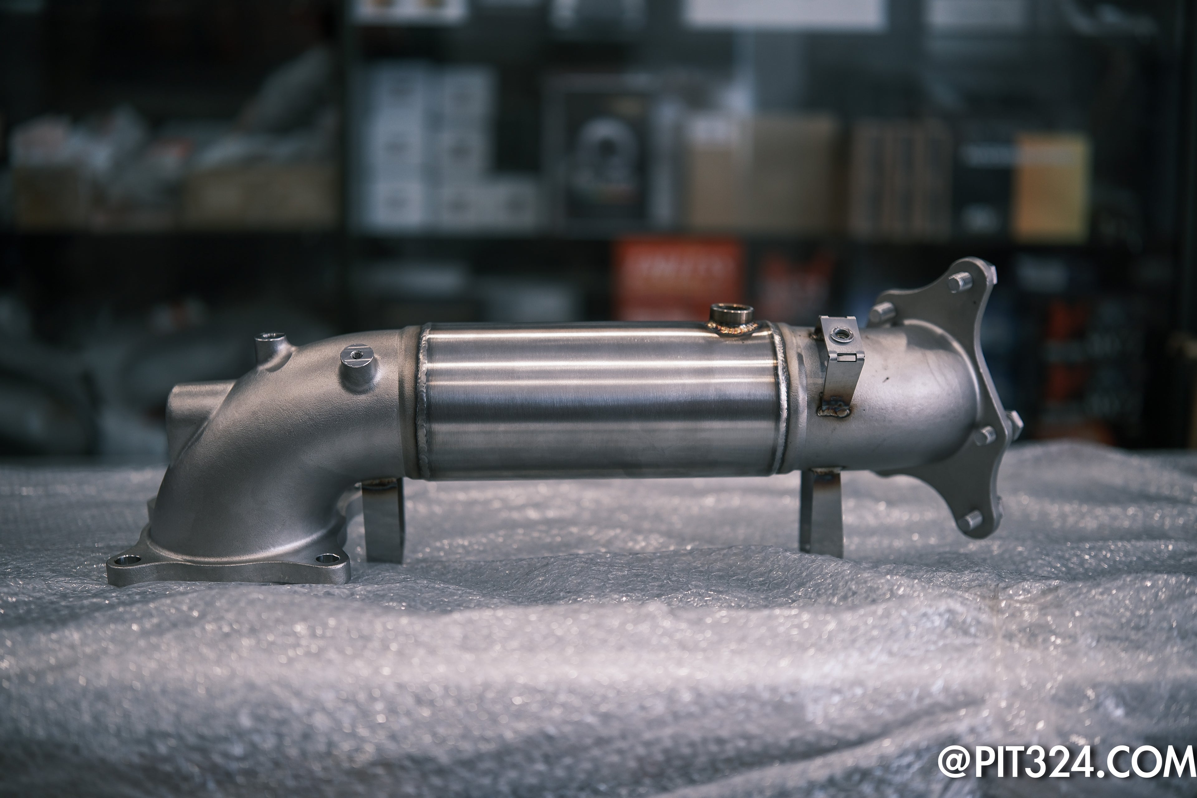 324RACING Civic Type R FK8 / FL5 Catless Downpipe & Frontpipe