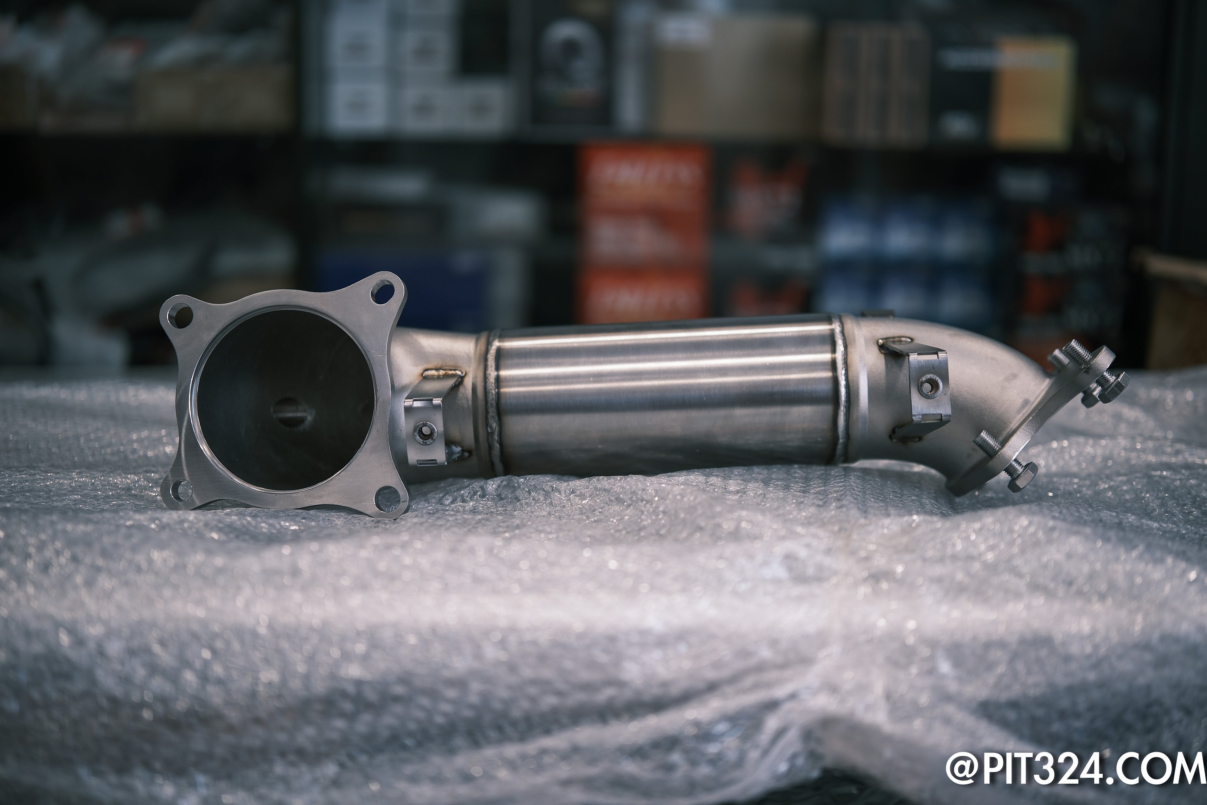 324RACING Civic Type R FK8 / FL5 Catless Downpipe & Frontpipe