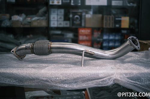 324RACING Civic Type R FK8 / FL5 Catless Downpipe & Frontpipe
