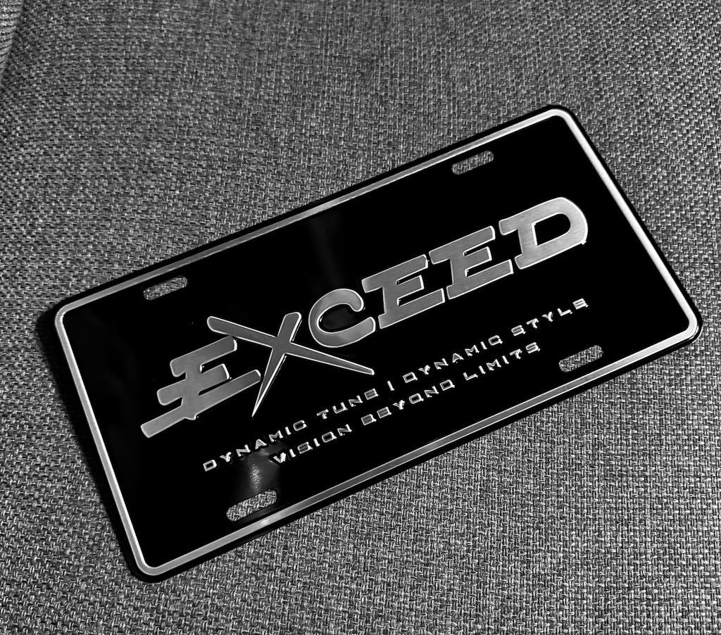 Exceed Japan License Plate